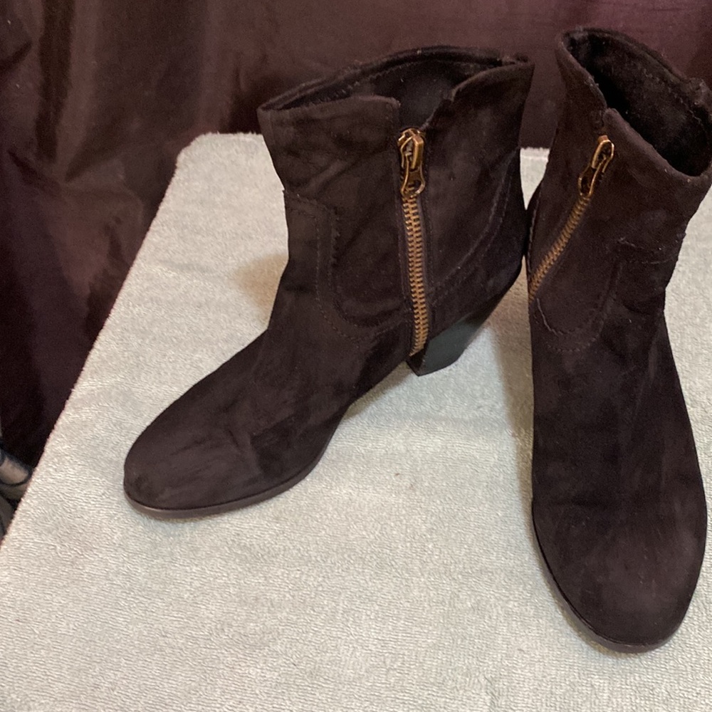 Sam Edelman black suede boots size 9.5 - Picture 4 of 11